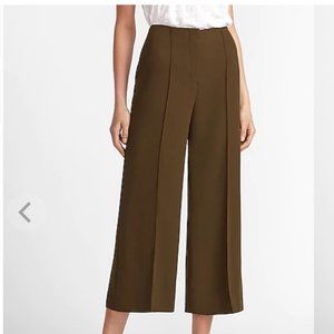 Express Olive Green Cropped Pants
